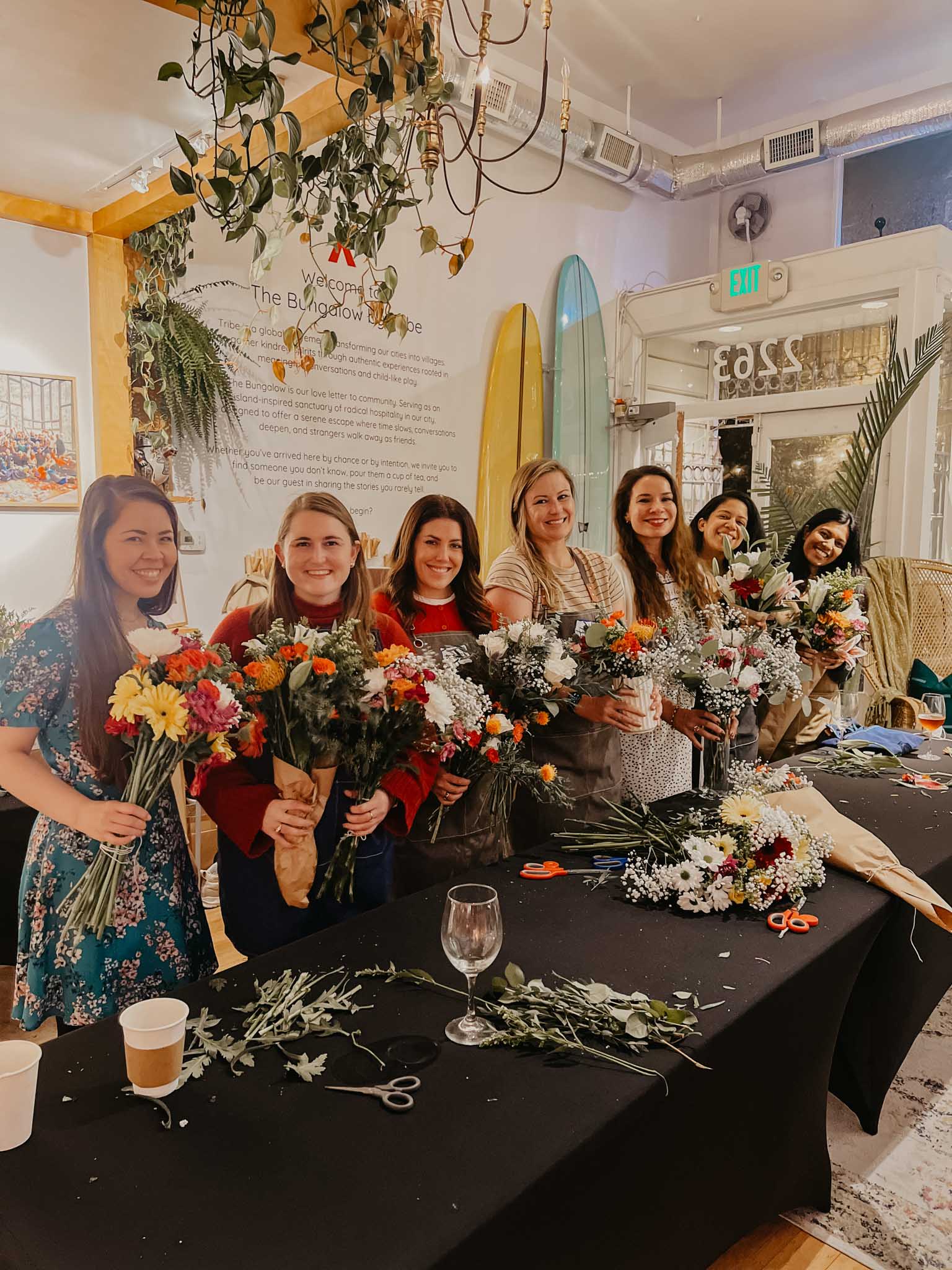An event hosted at The Bungalow